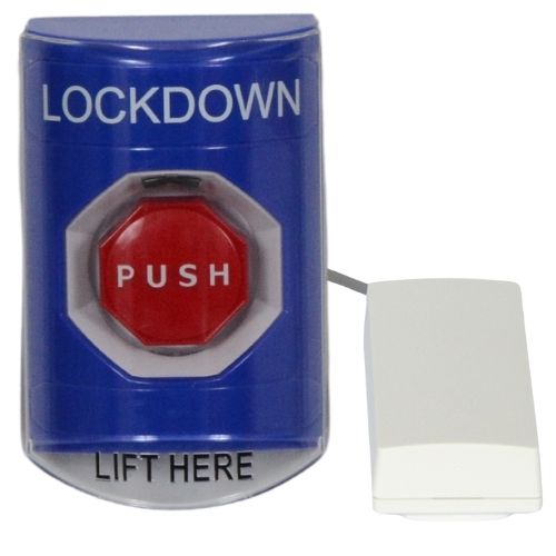 W﻿all Mounted Wireless Button (With Cover)