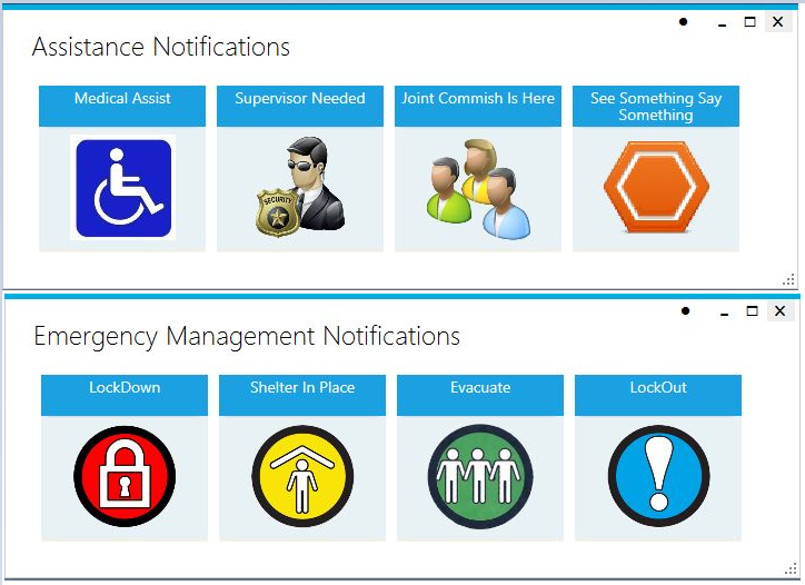 LynxIcon Assistance Notifications and Emergency Management Notifications Dashboard