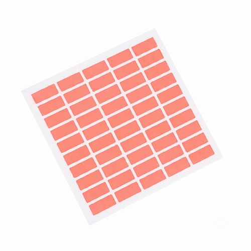 Red Labels Without Text