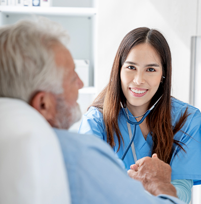 Staff working alone in private patient rooms