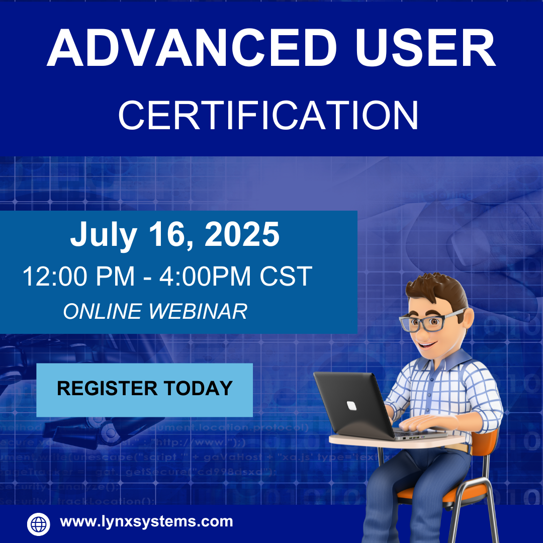 Advanced User Certification