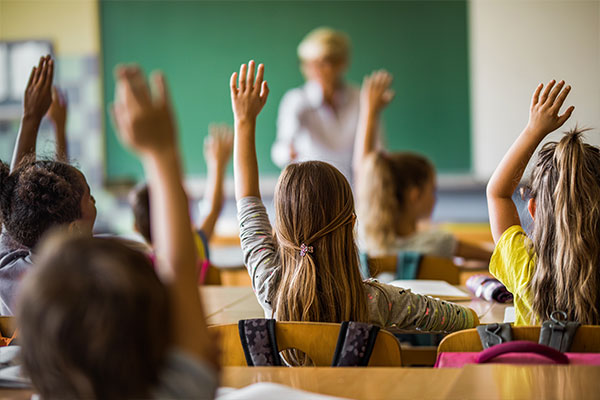 Students in Classroom at School